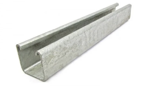 Riel 42x42x3mts galvanizado